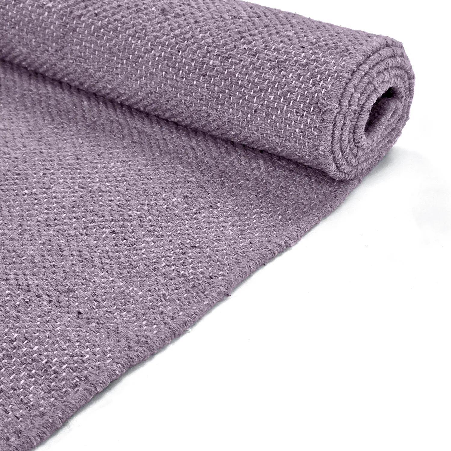 Cotton rug - Rigolet (light purple)