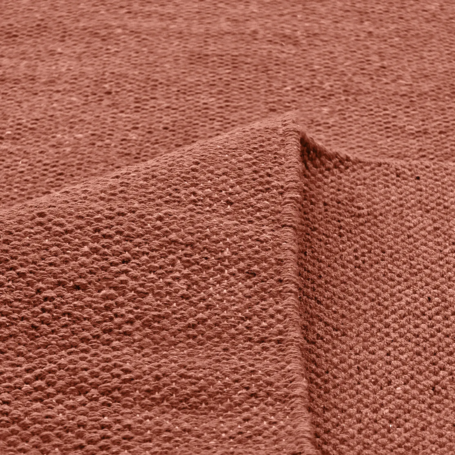 Cotton rug - Rigolet (terracotta)