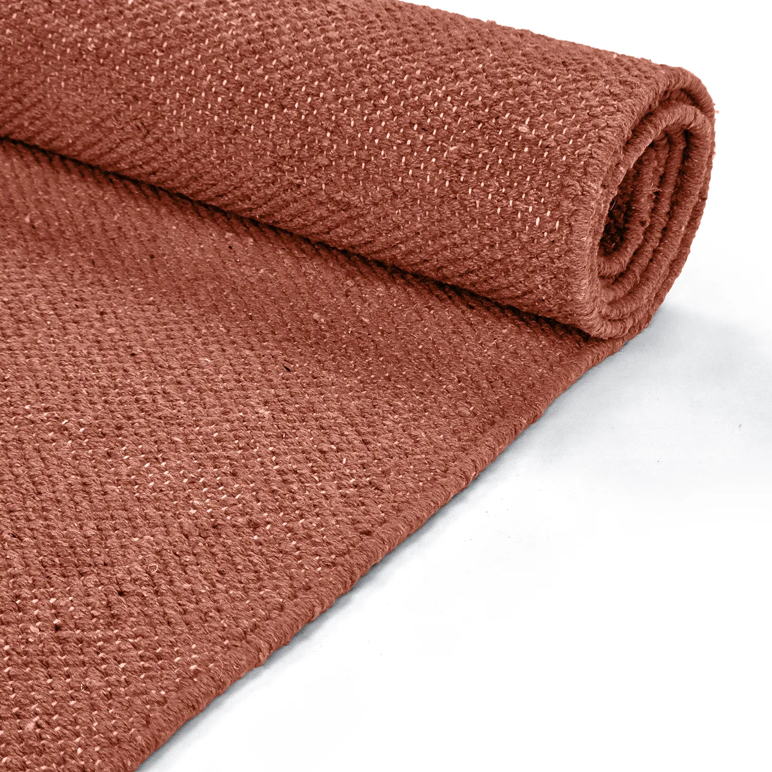 Cotton rug - Rigolet (terracotta)