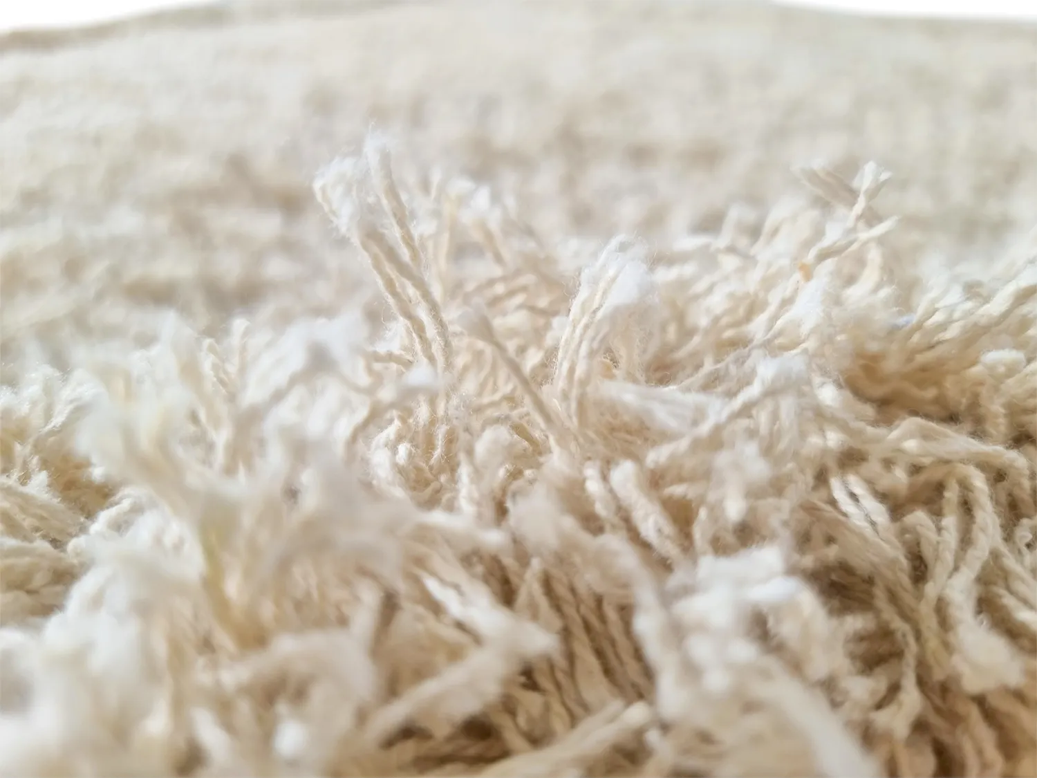 Shaggy rugs - Bonnie Natural Cotton Shaggy (nature)