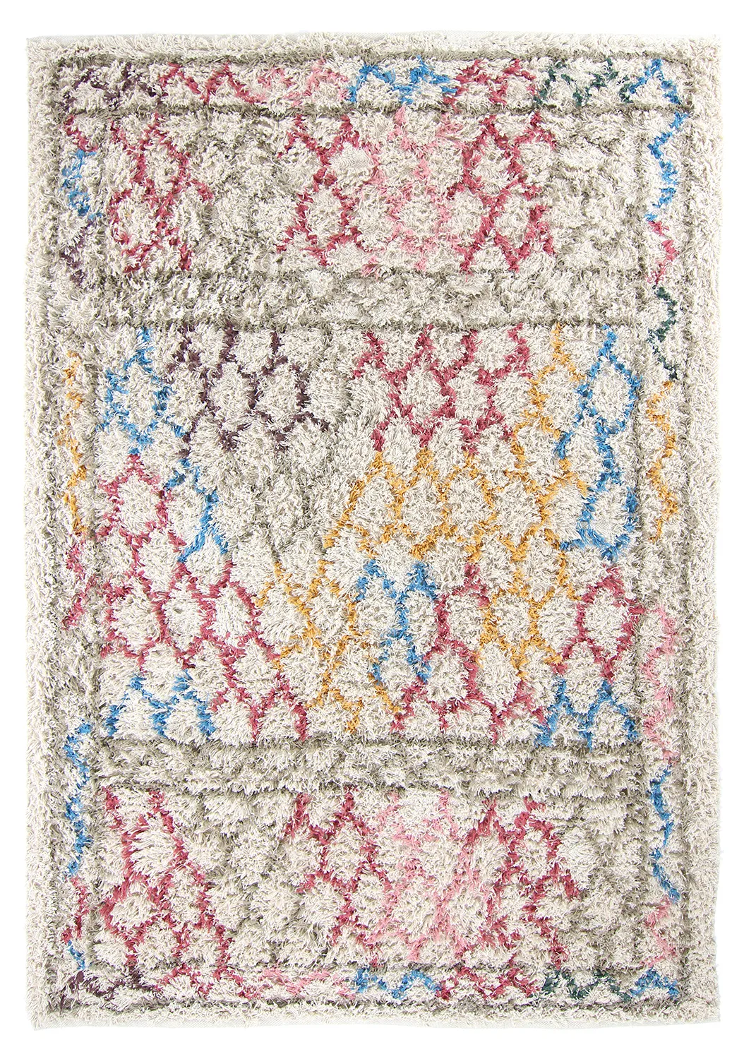 Shaggy rugs - Calder Natural Cotton Shaggy (multi)