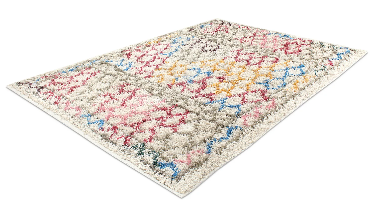 Shaggy rugs - Calder Natural Cotton Shaggy (multi)