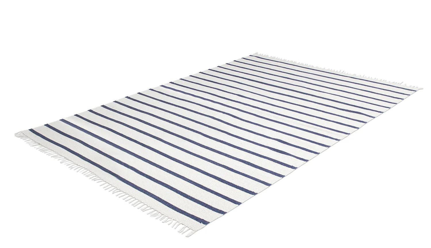 Cotton rug - Helle (blue)