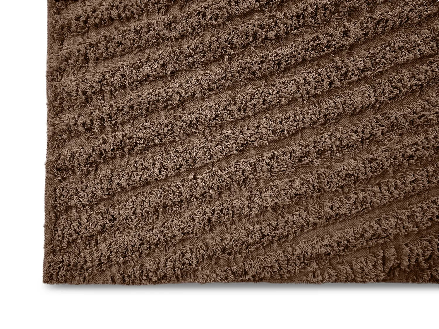 Shaggy rugs - Kendra Natural Cotton Shaggy (brown)