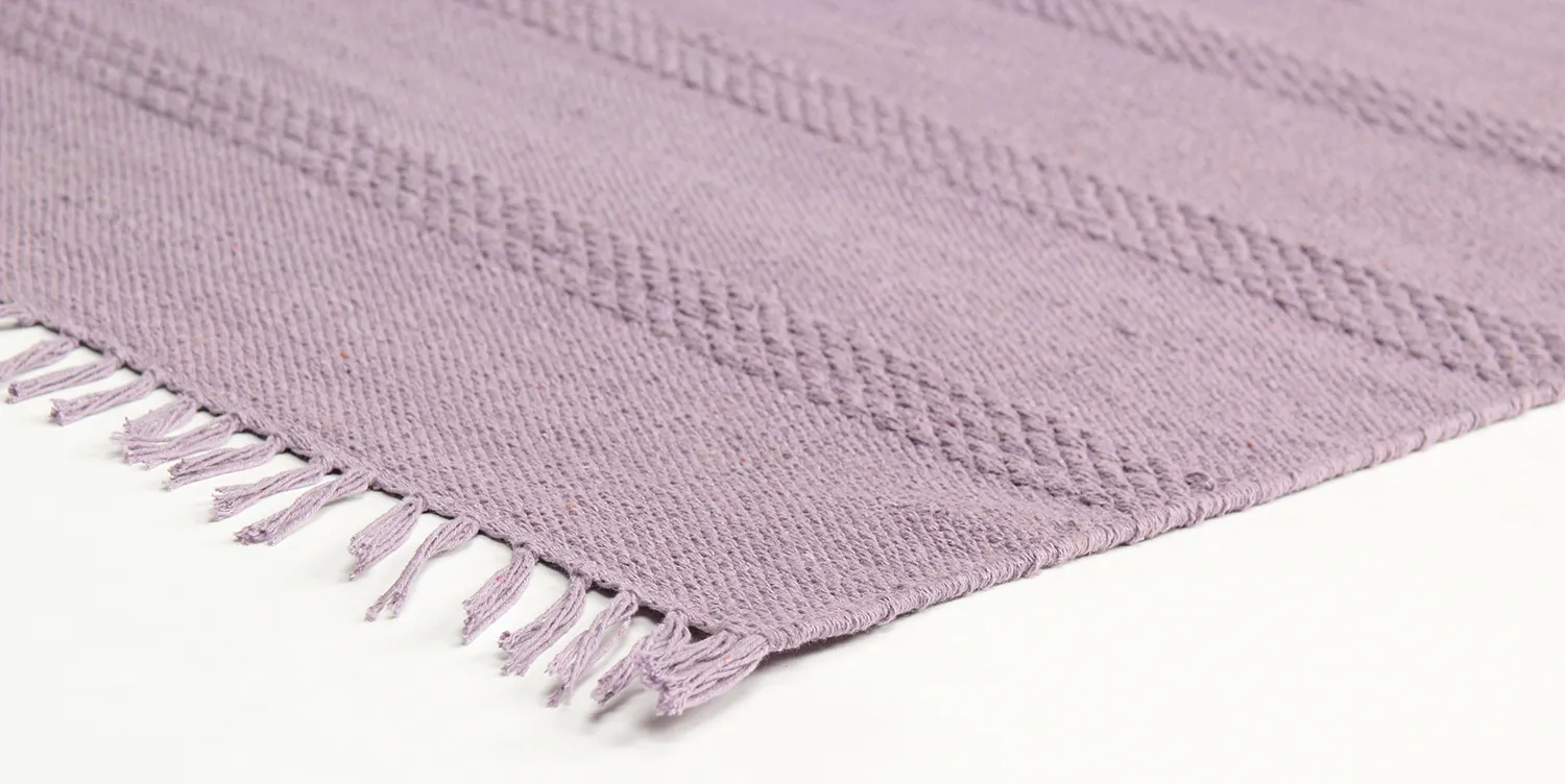 Cotton rug - Lilje (purple)