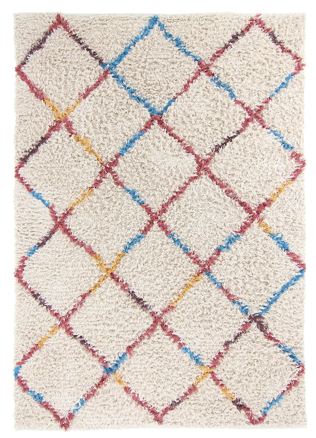Shaggy rugs - Maeron Natural Cotton Shaggy (multi)