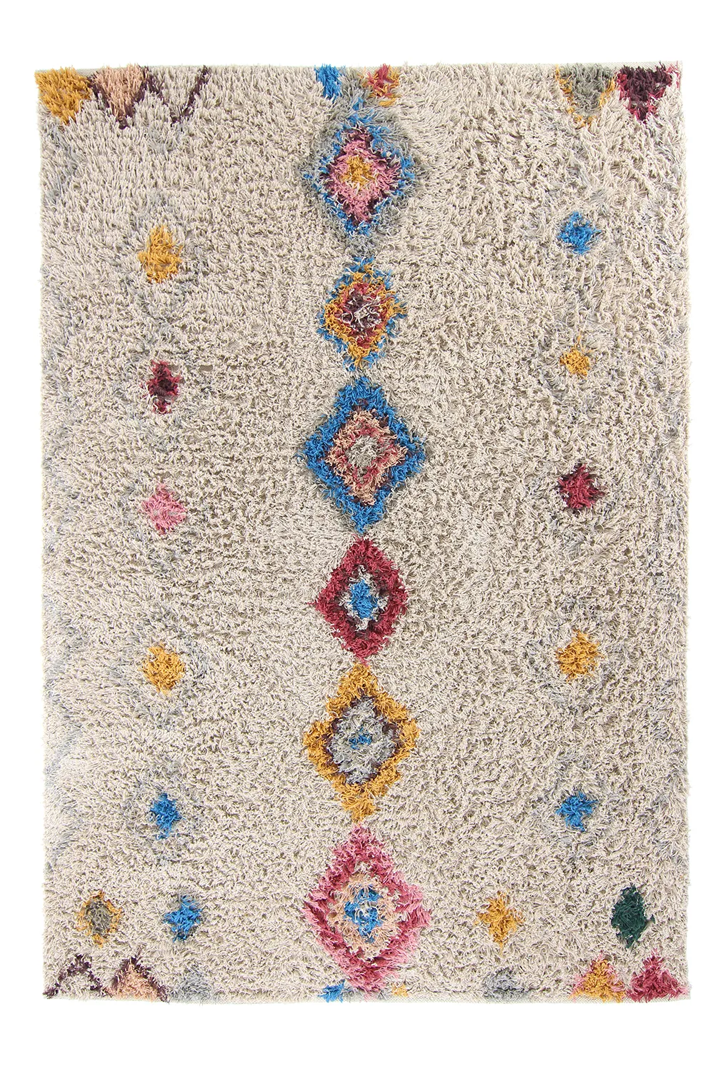 Shaggy rugs - Marden Natural Cotton Shaggy (beige/multi)