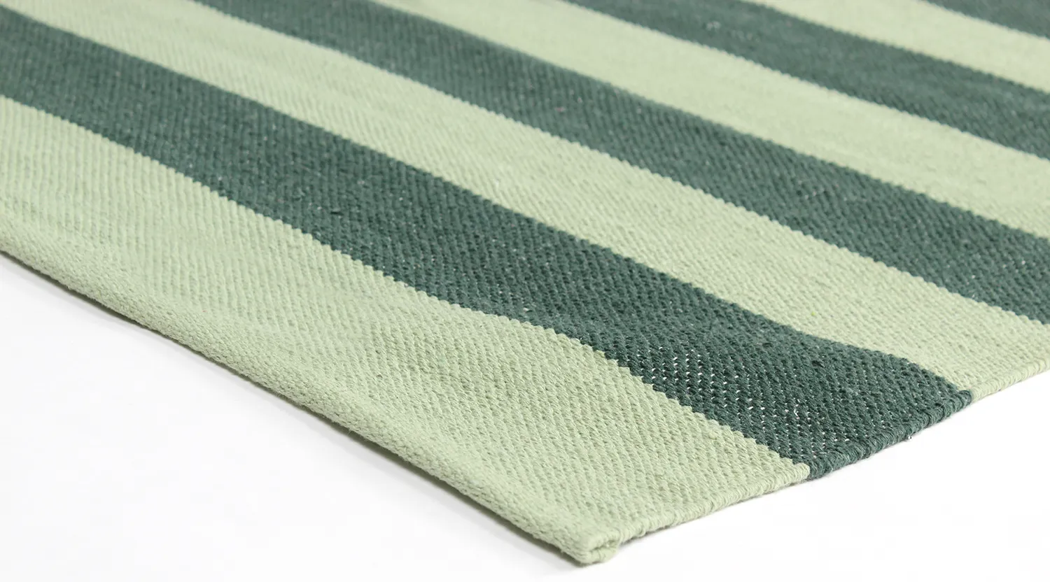 Cotton rug - Nilo (green)