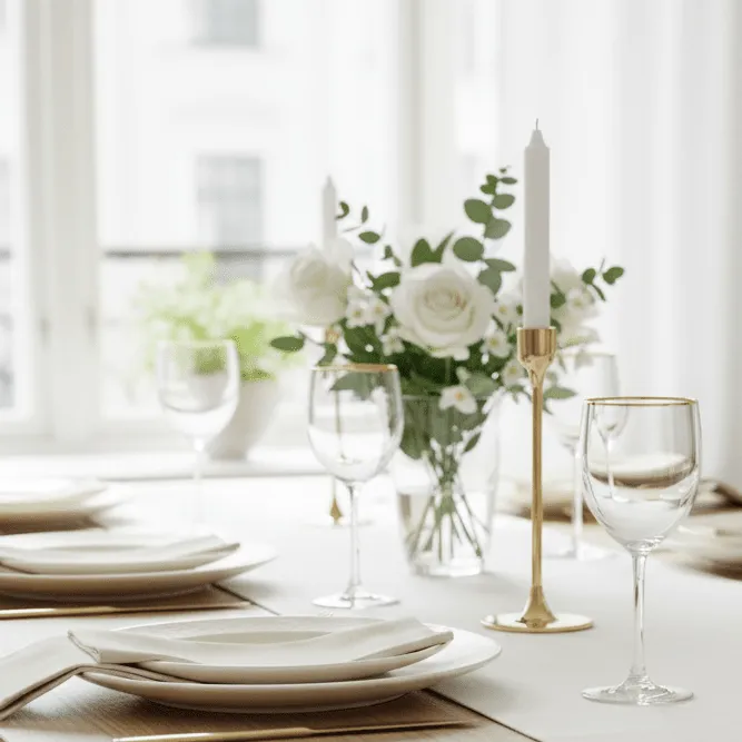 Table runner - Niva (cream)