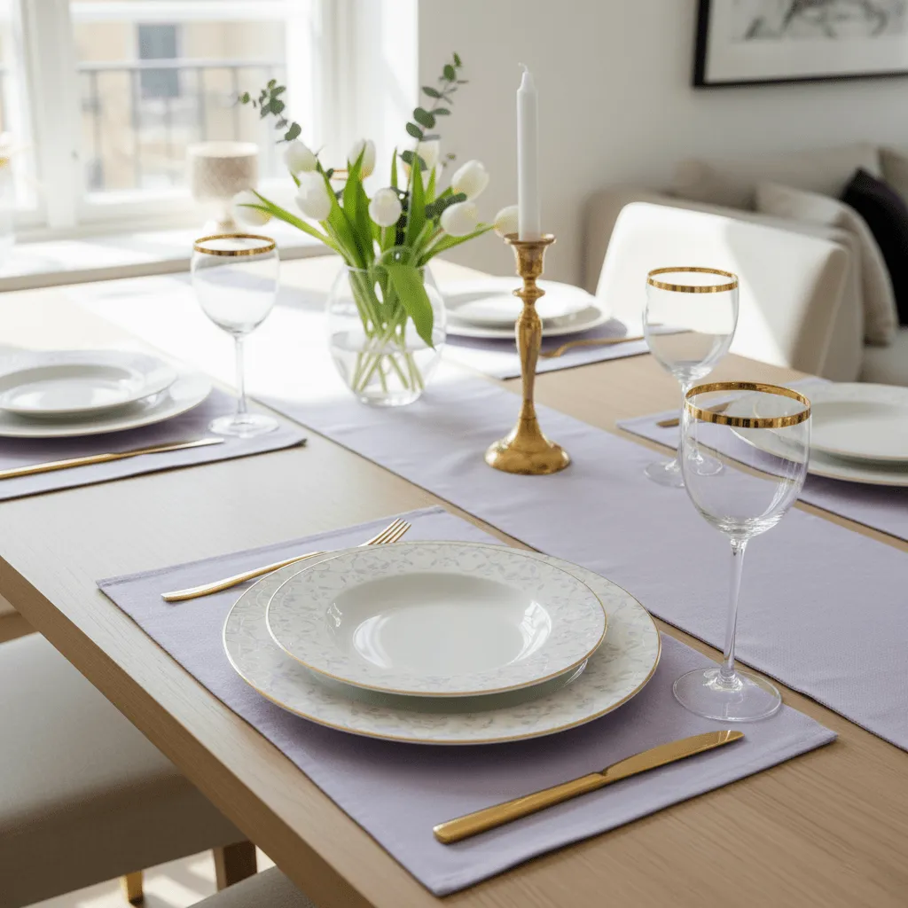 Table runner - Niva (lavender)