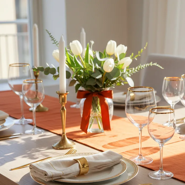 Table runner - Niva (rust)