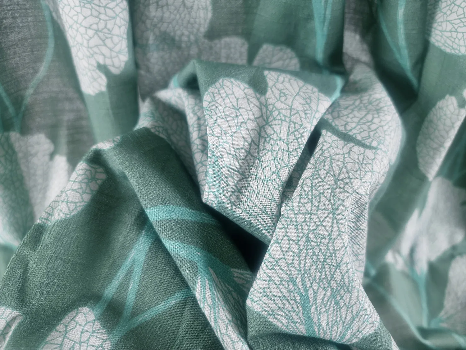 Table runner - Abril (dark green)