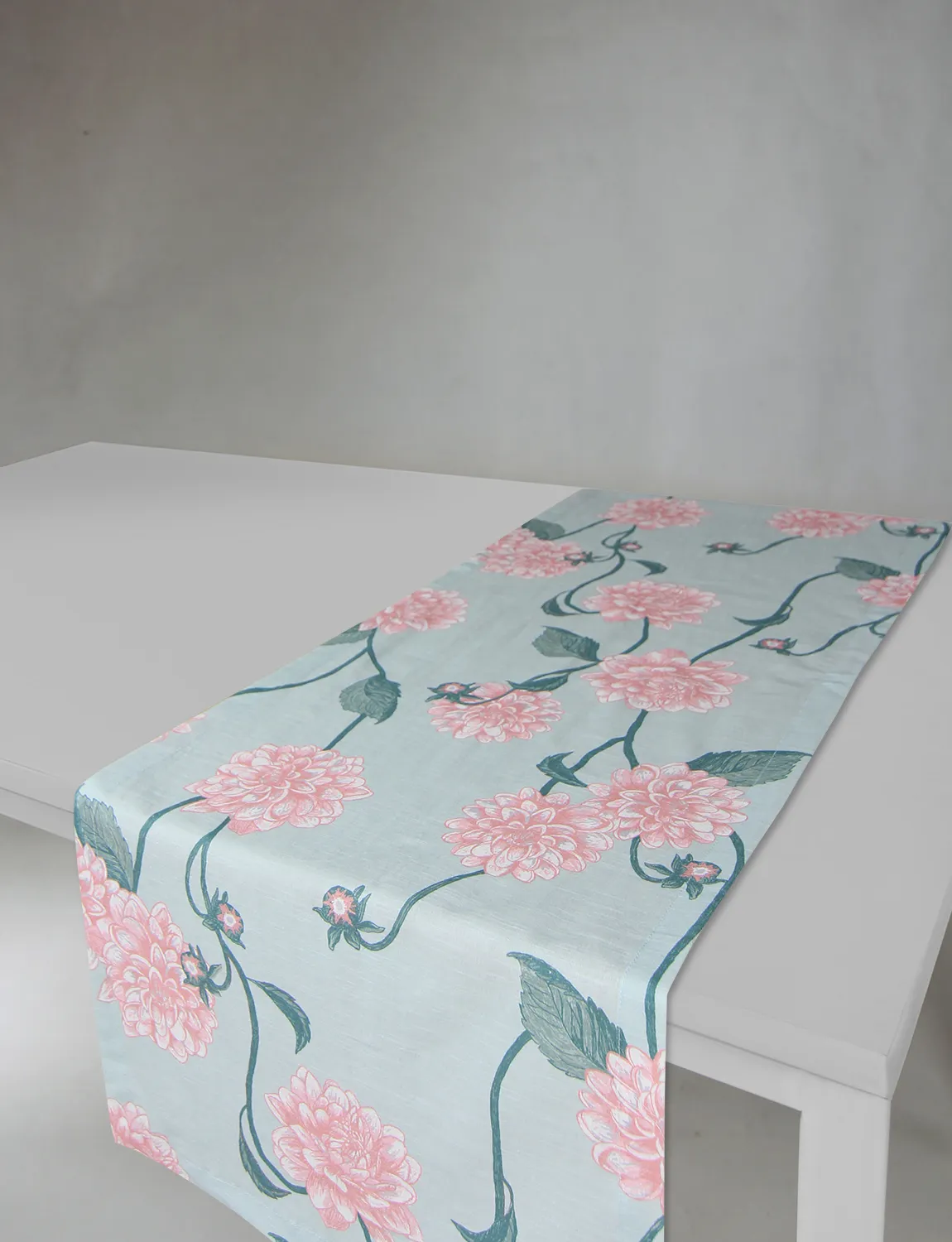 Table runner - Alyssa (green/pink)