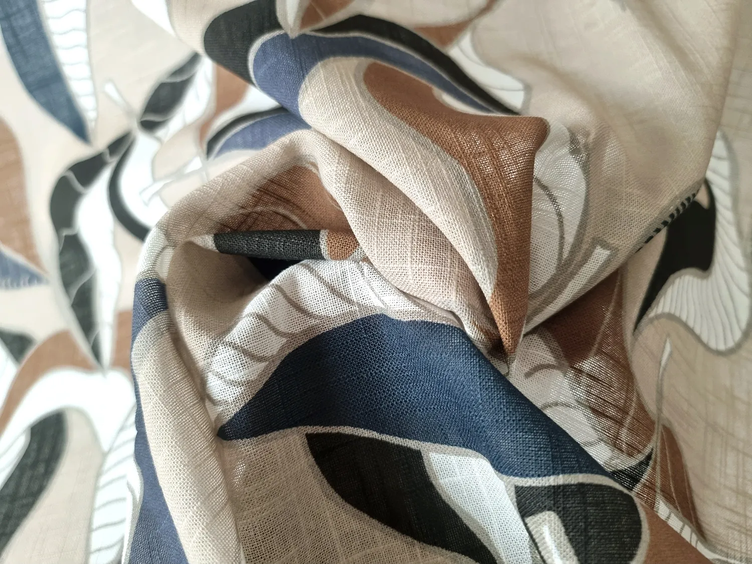 Table runner - Amalie (grey/blue)