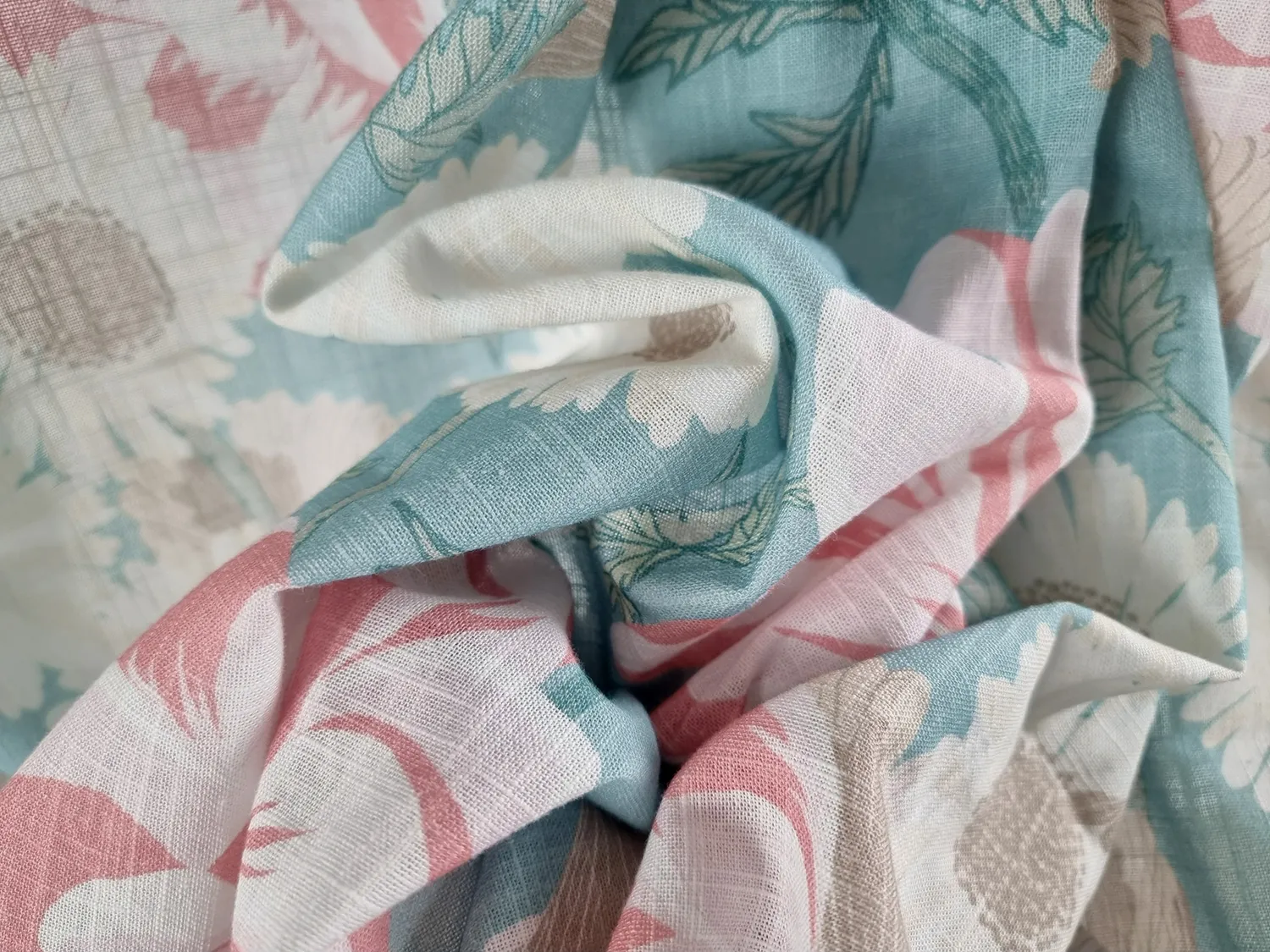 Table runner - Serena (turquoise/pink)