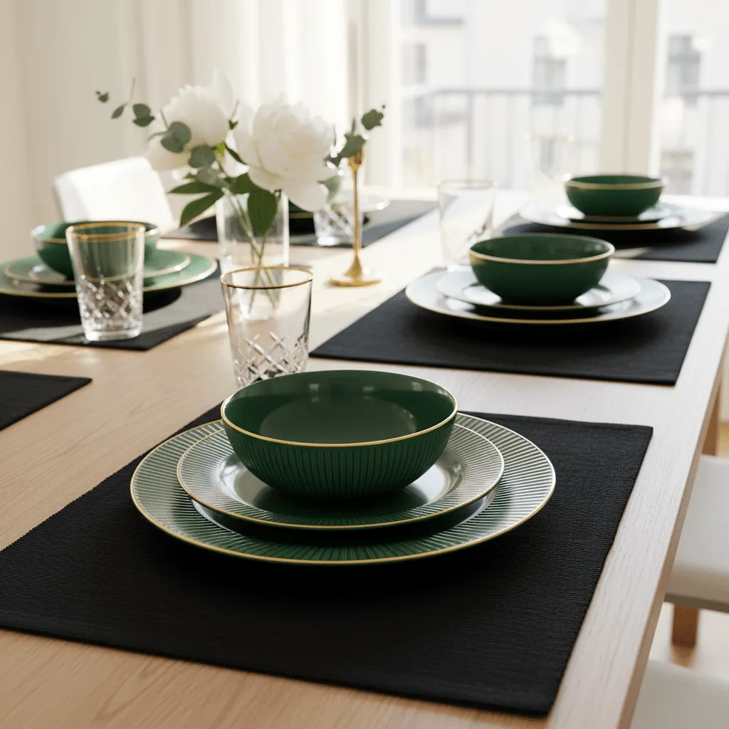 Placemat - 2 pack Niva (black)