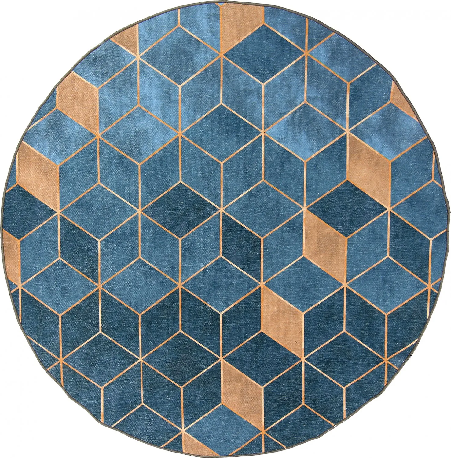 Round rug - Brigooda (light blue)