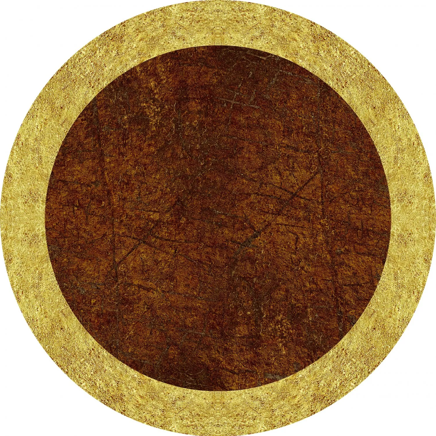 Round rug - Eliz (brown)
