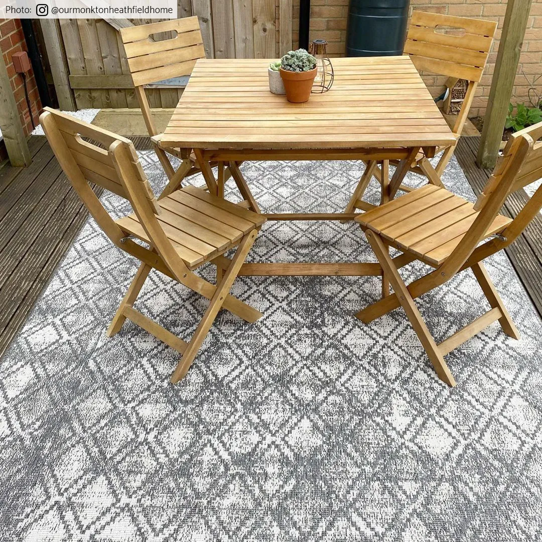 Indoor/Outdoor rug - Brussels Grey (grey)