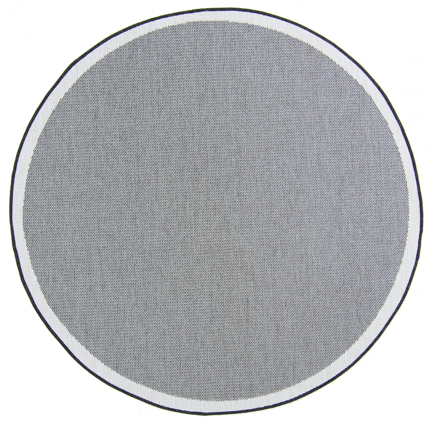 Round rug - Sortelha (black)