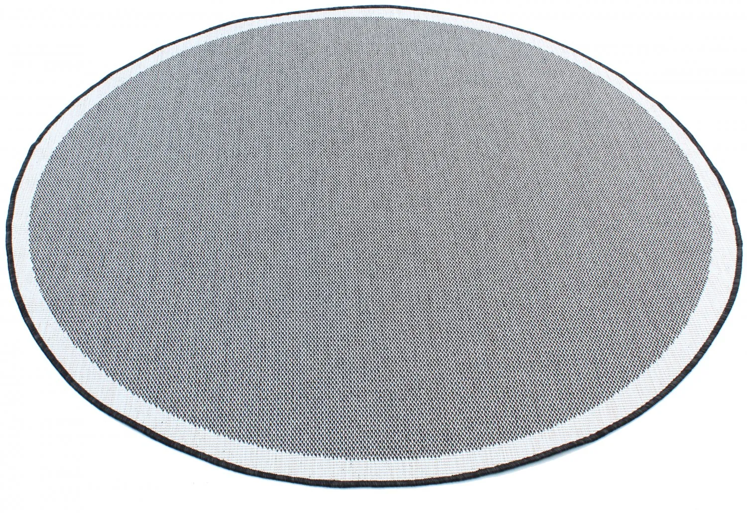 Round rug - Sortelha (black)