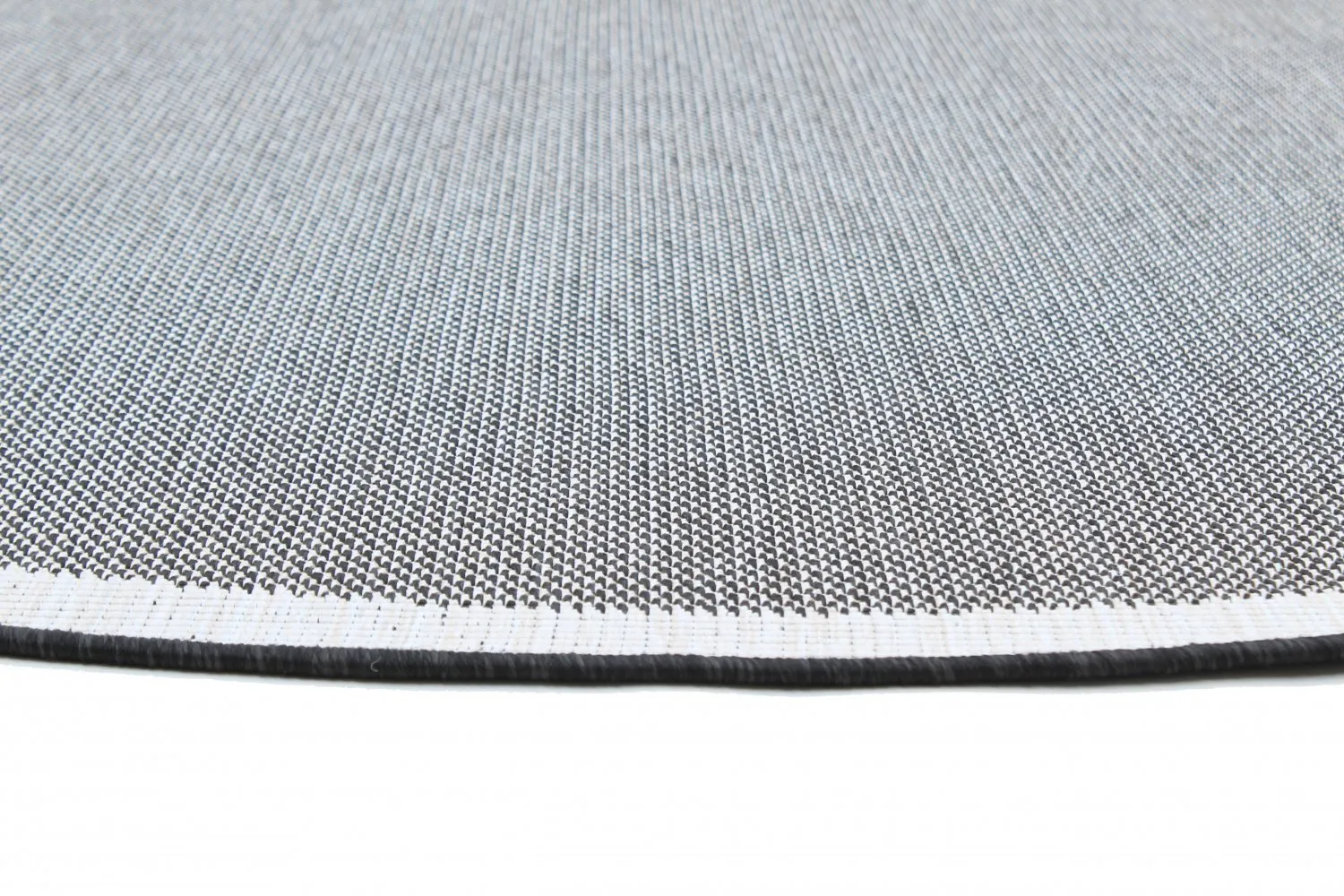 Round rug - Sortelha (black)