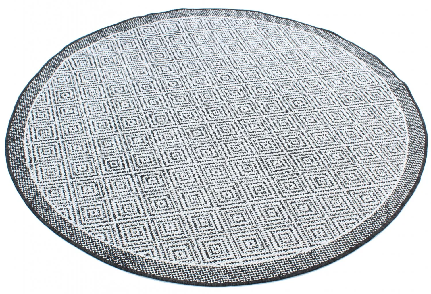 Round rug - Monsaraz (black)