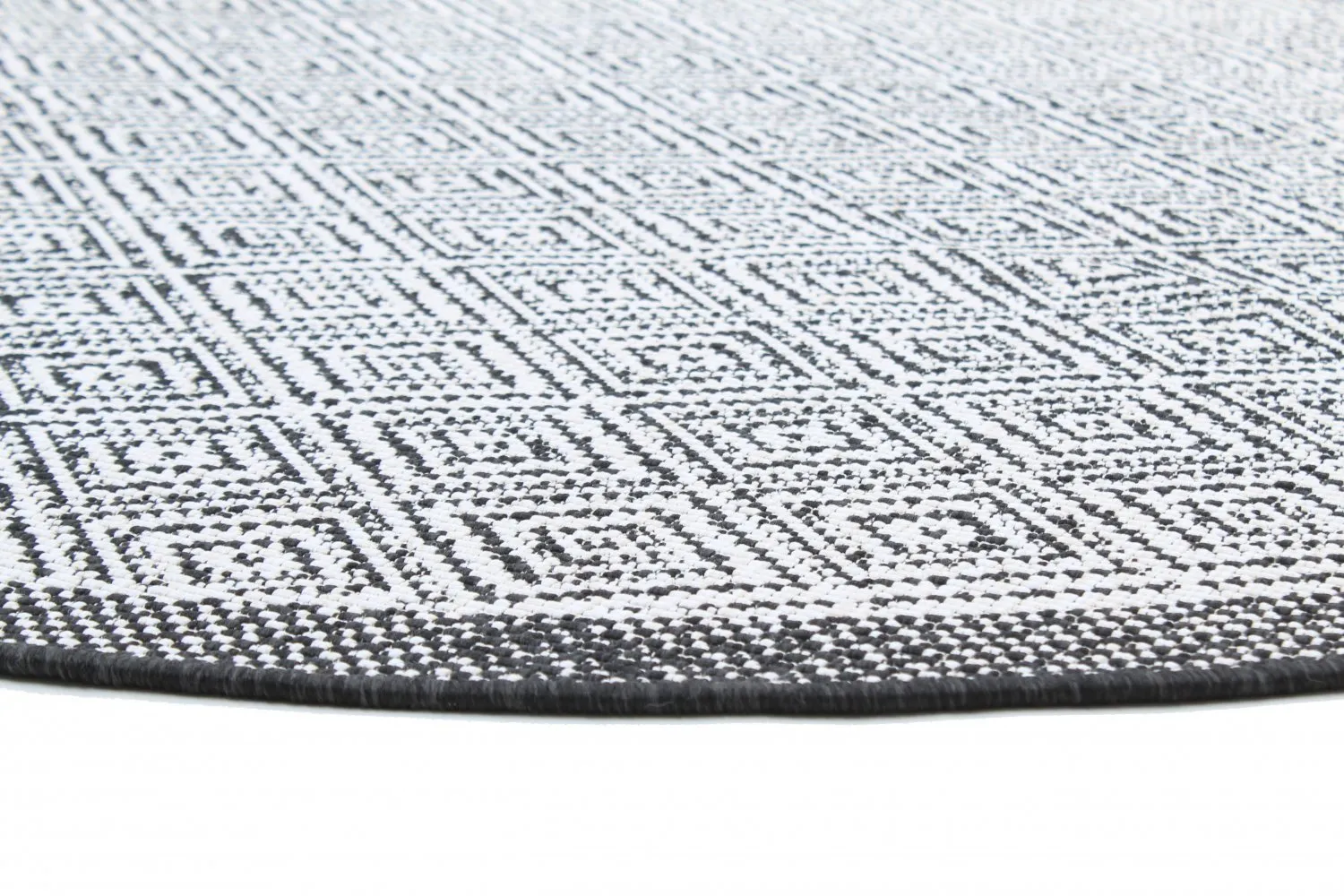 Round rug - Monsaraz (black)