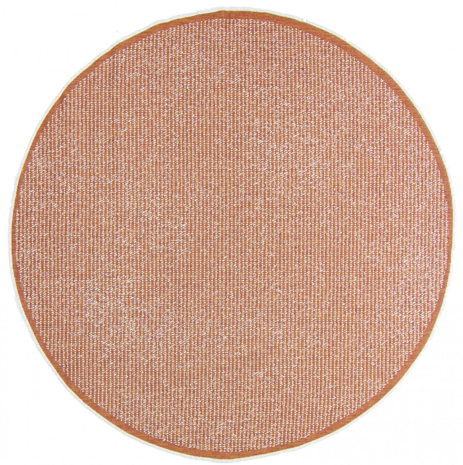 Round rug - Tromsø (orange)
