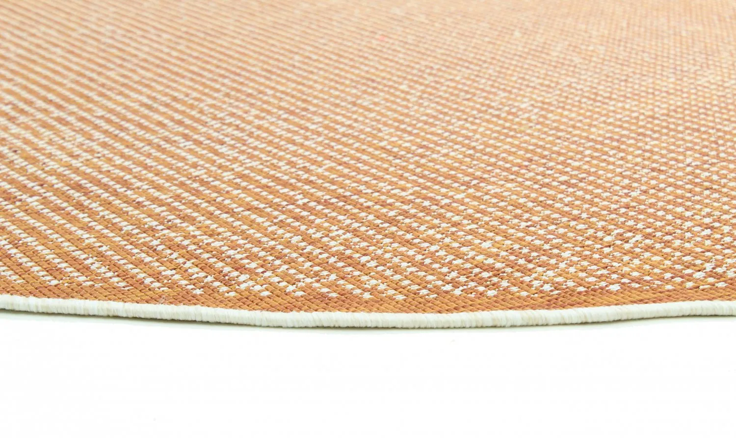 Round rug - Tromsø (orange)