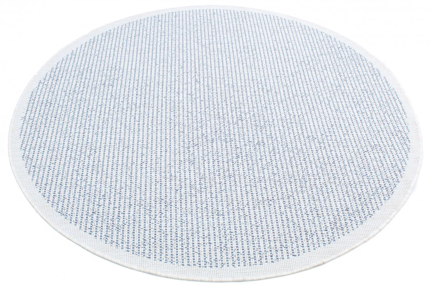 Round rug - Tromsø (blue)