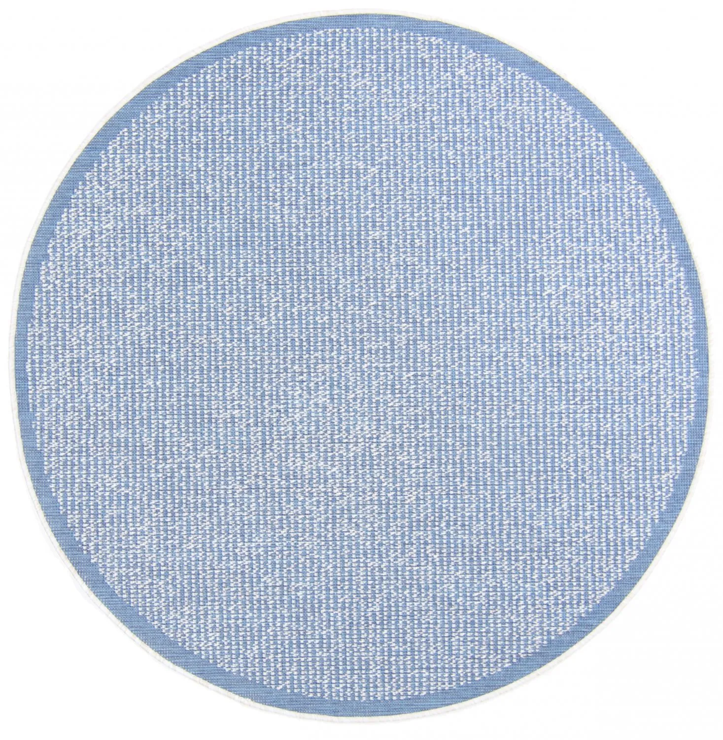 Round rug - Tromsø (blue)
