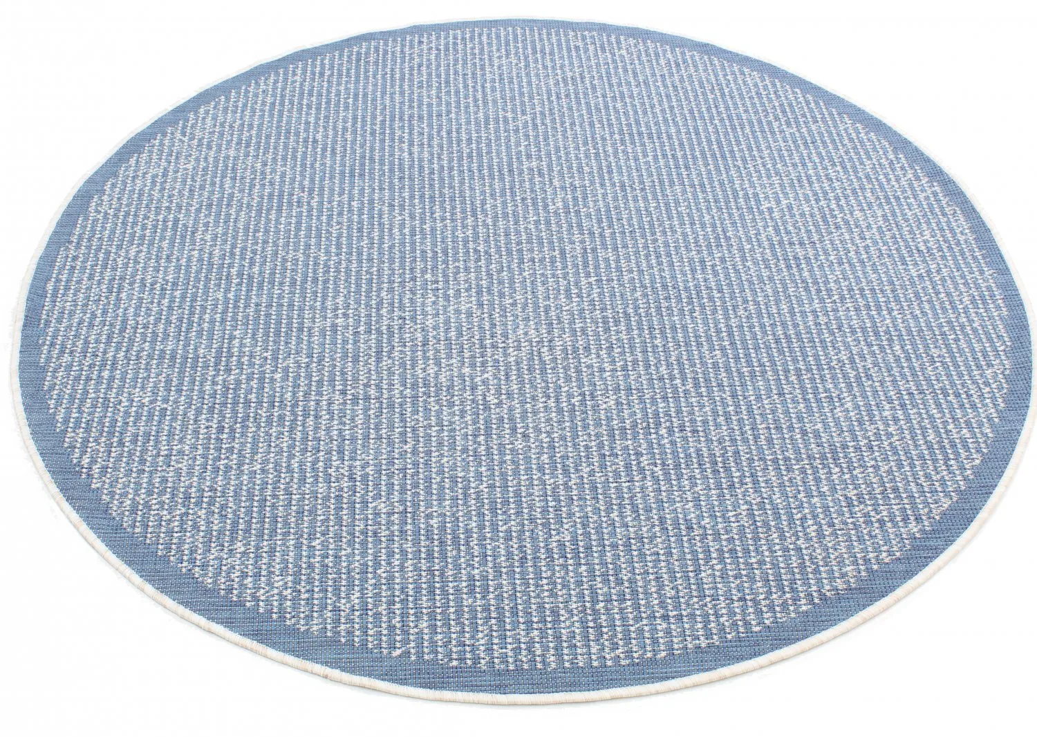 Round rug - Tromsø (blue)