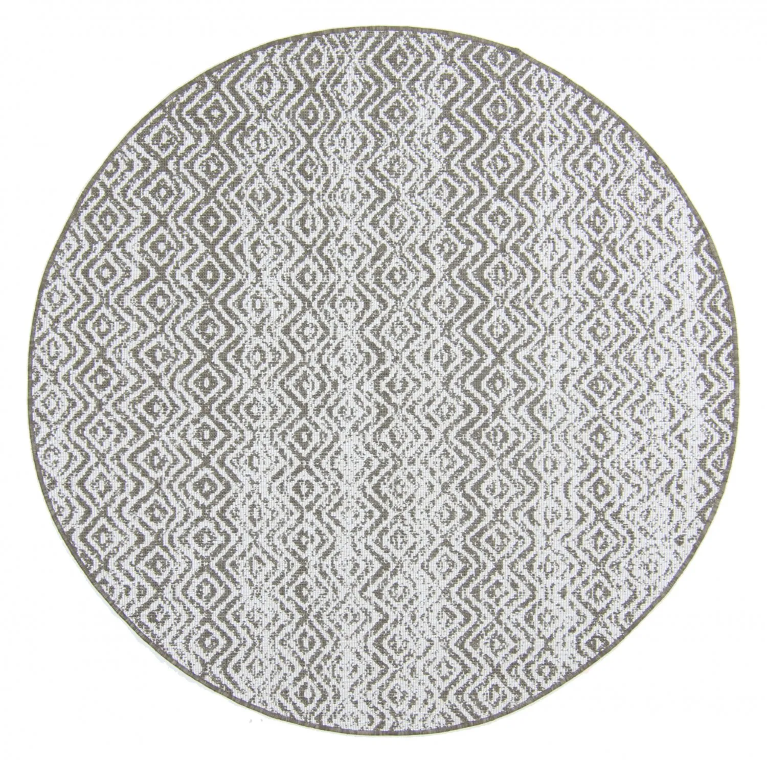 Round rug - Harstad (brown)