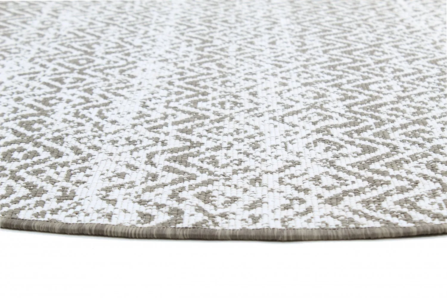 Round rug - Harstad (brown)