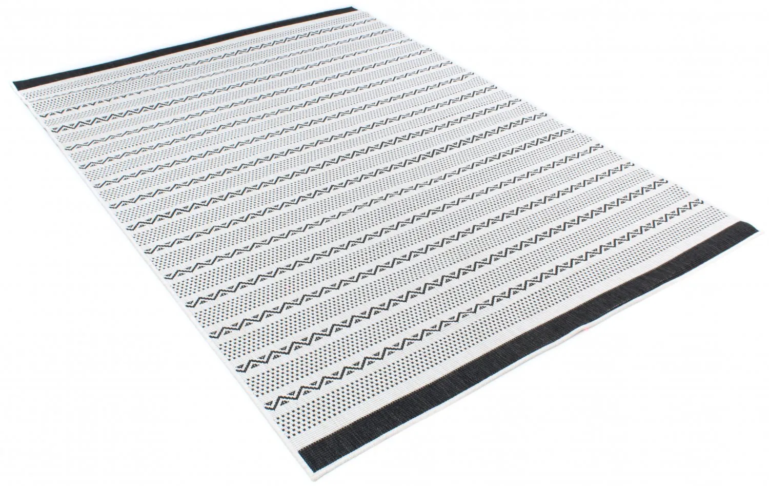 Indoor/Outdoor rug - Geiranger (black)