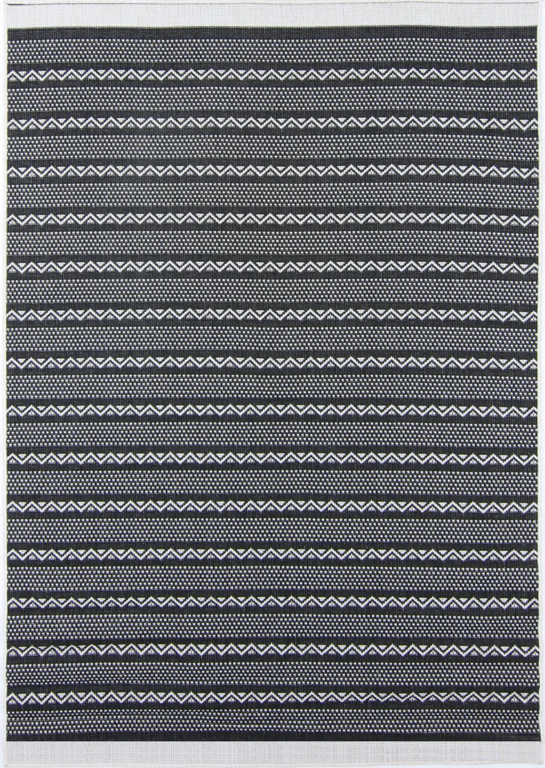 Indoor/Outdoor rug - Geiranger (black)