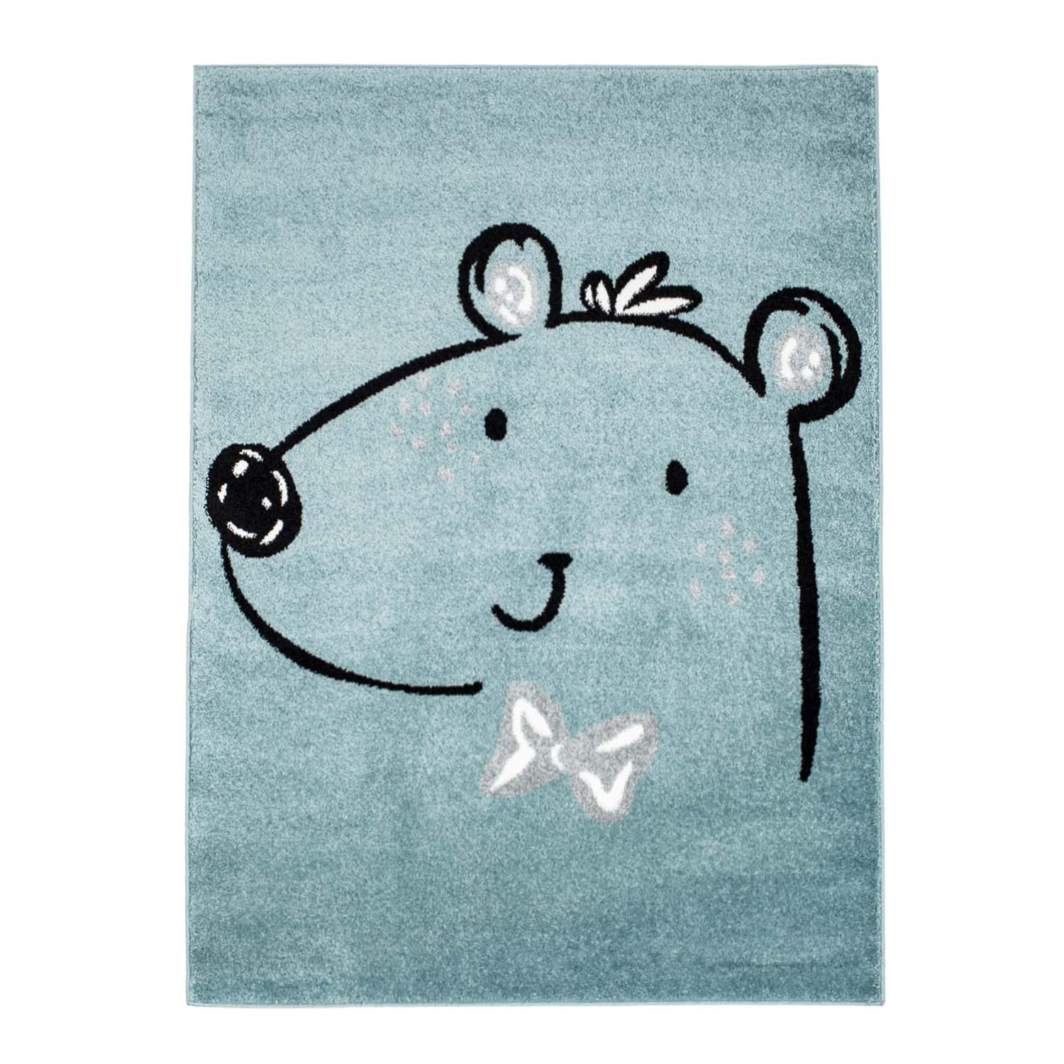 CHILDRENS RUGS rug for children room CHILDRENS RUGS for boy girl Bubble Bear blue bear