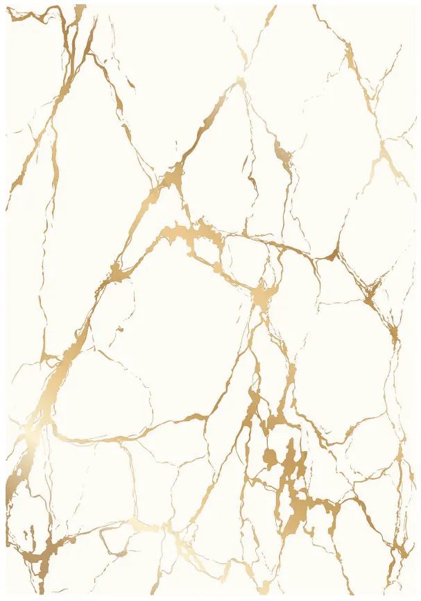 Wilton rug - Vieste (white/gold)