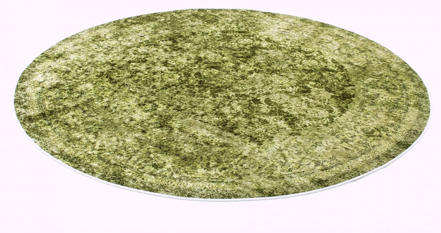 Round rug - Denizli (green)
