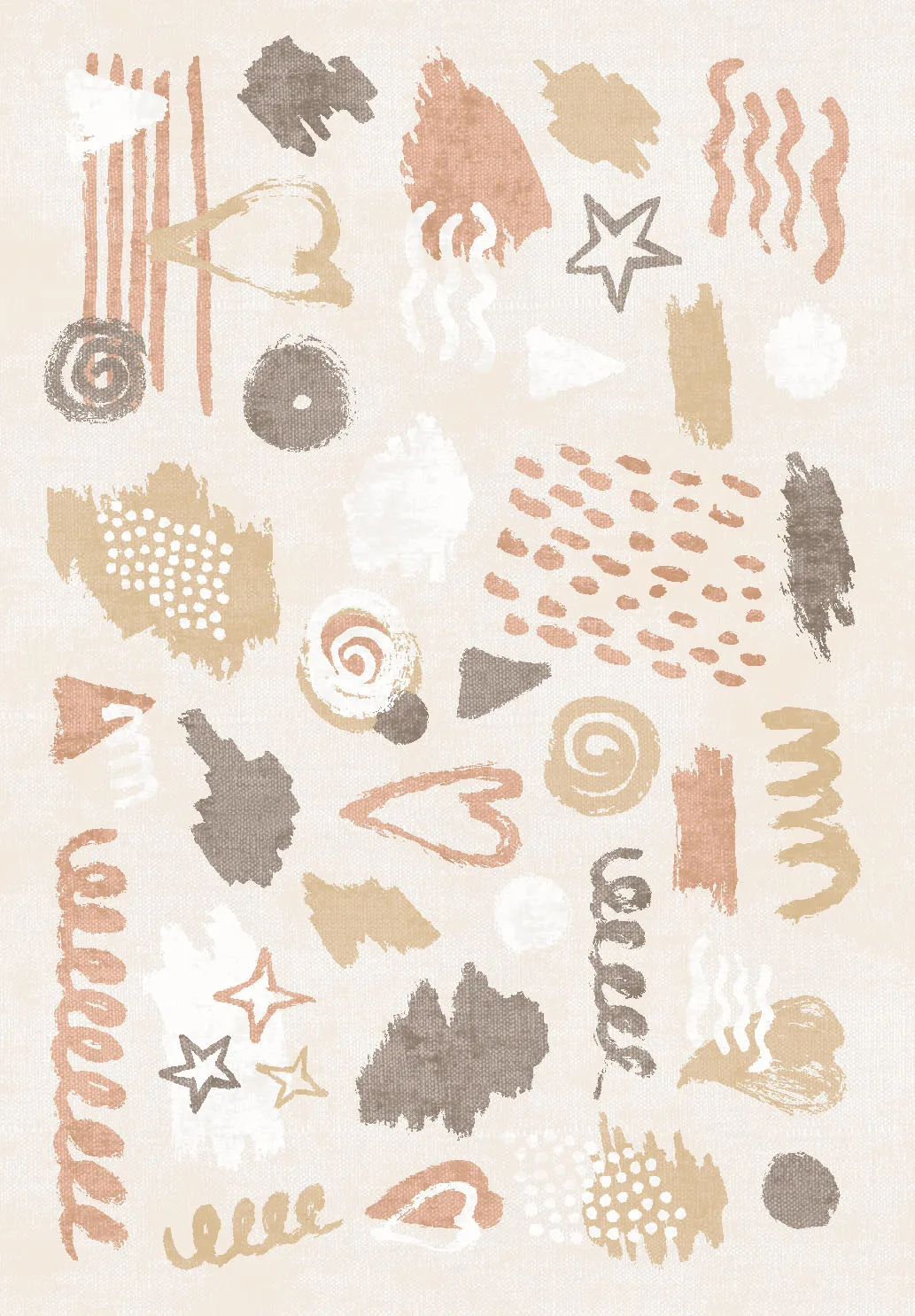 Childrens rugs - Ethel (pink)