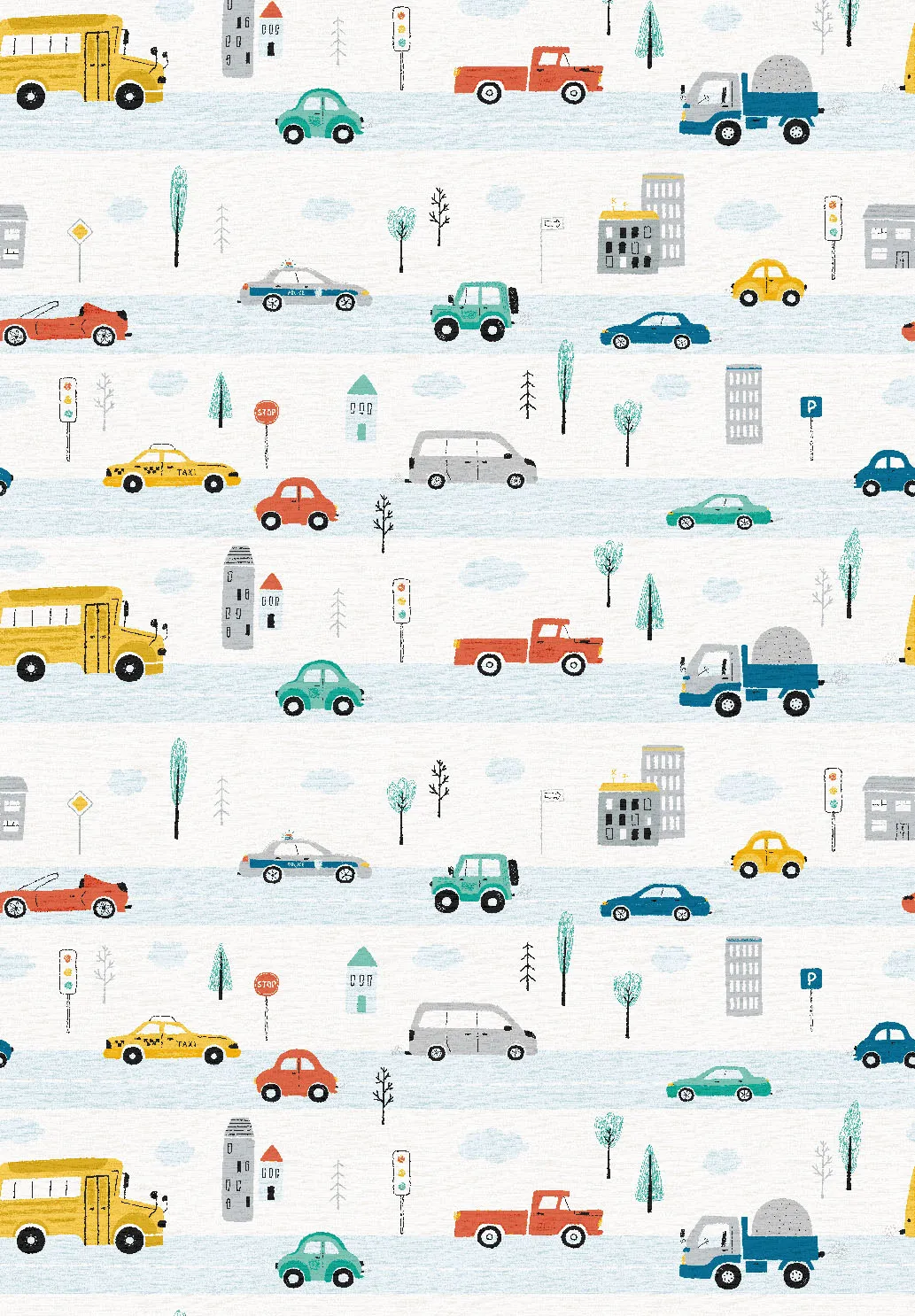 Childrens rugs - Road Cars (multi)