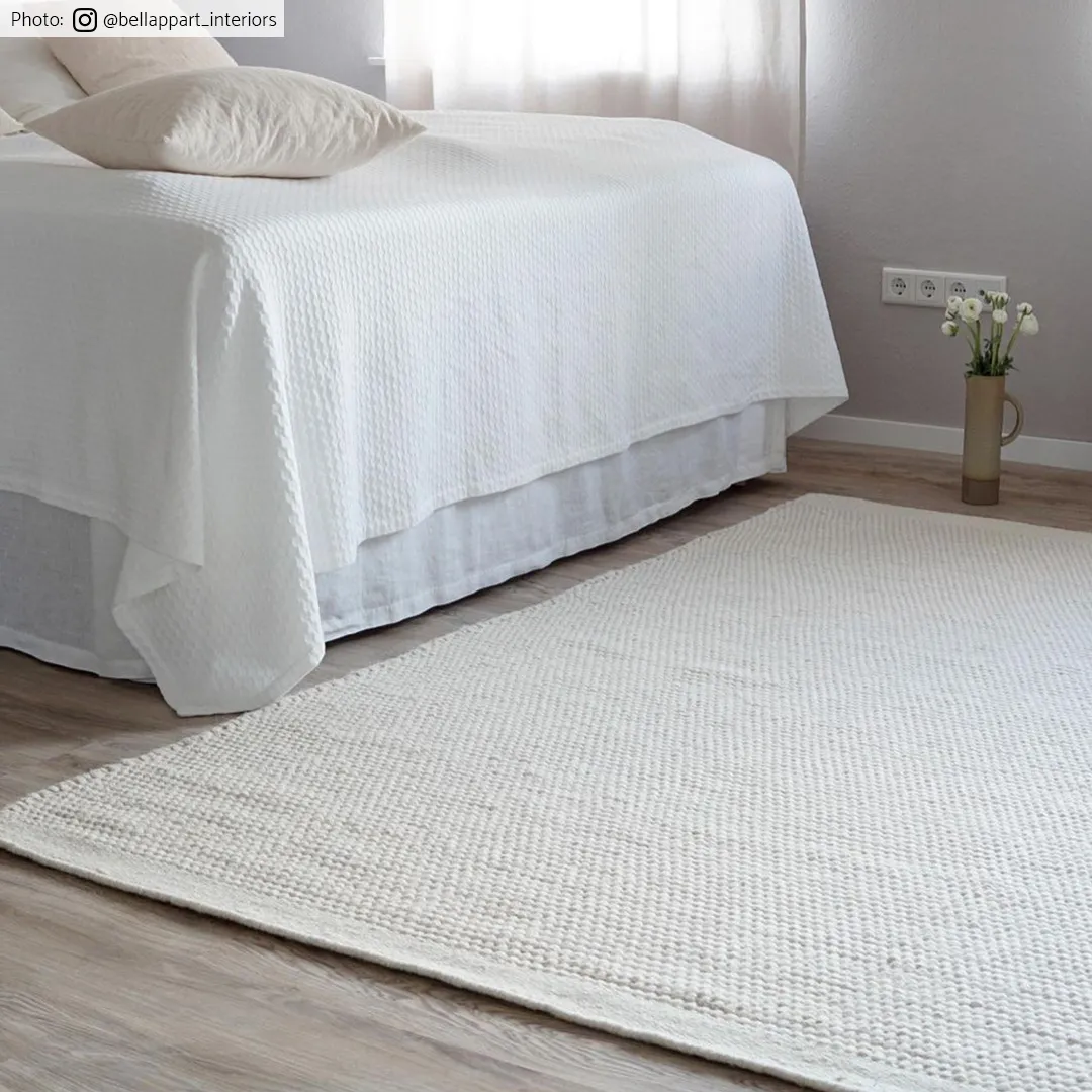 Wool rug - Coastal (white)