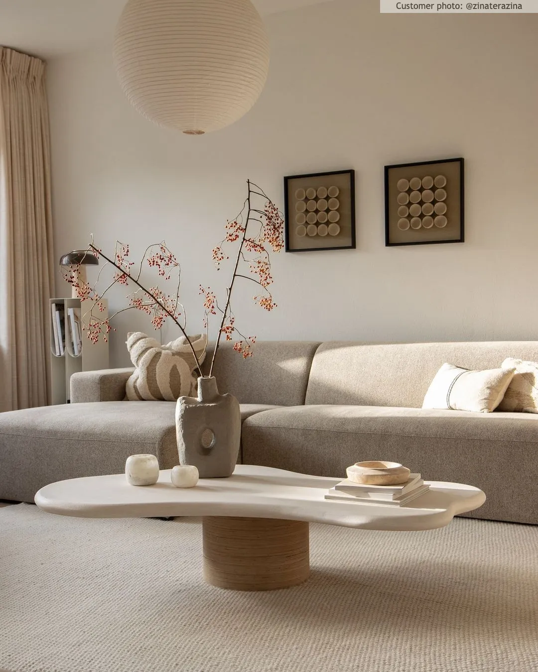Round rug - Coastal (cream)