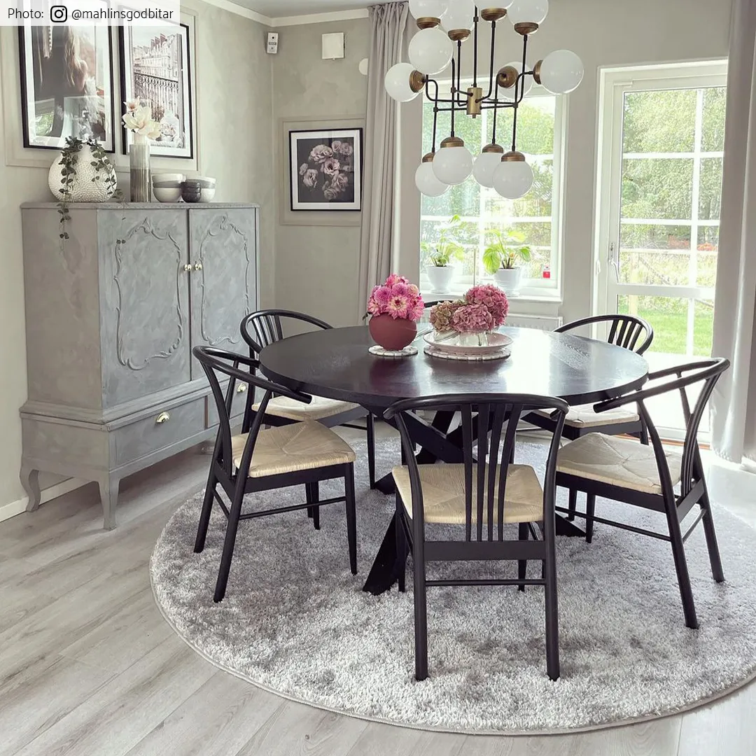 Round rugs - Cosy (silver)