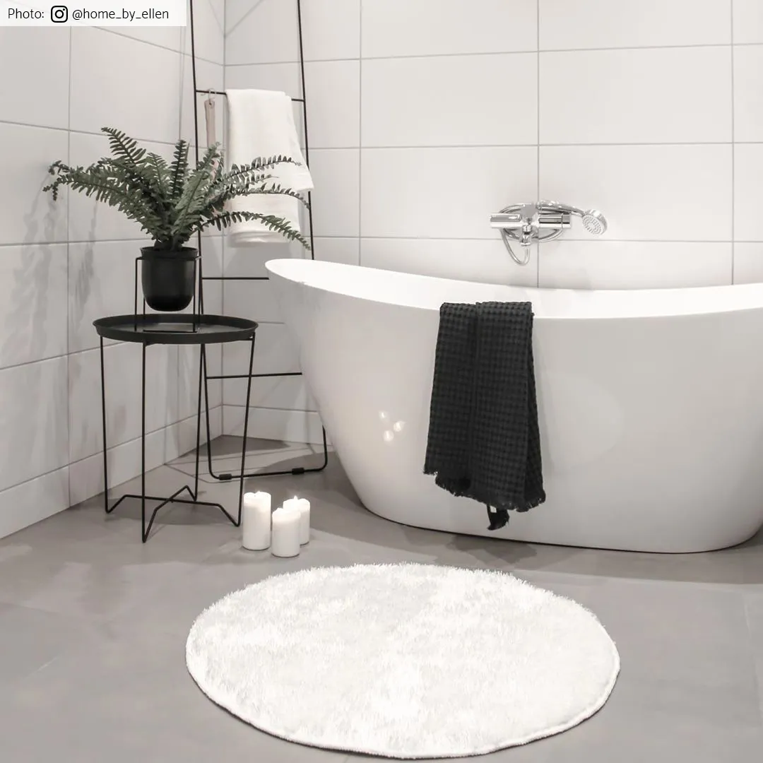 Round rugs - Cosy (white)