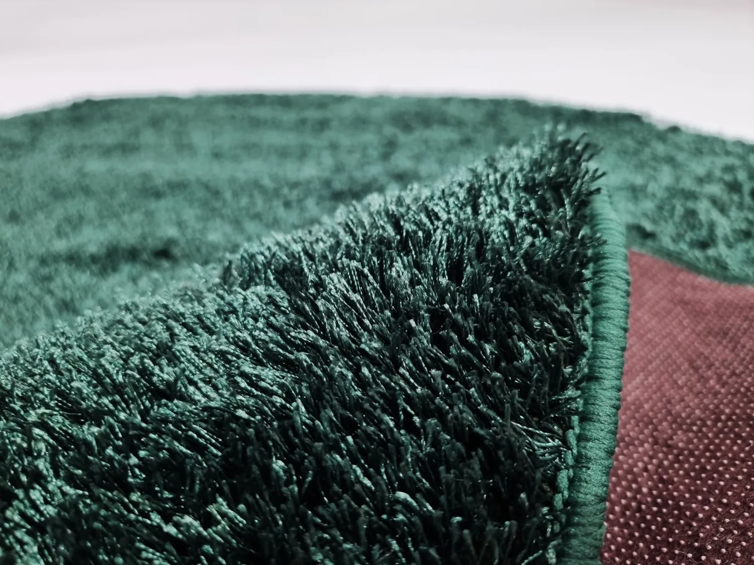 Round rugs - Cosy (dark green)