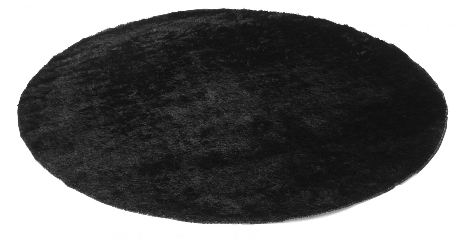 Round rugs - Cosy (black)