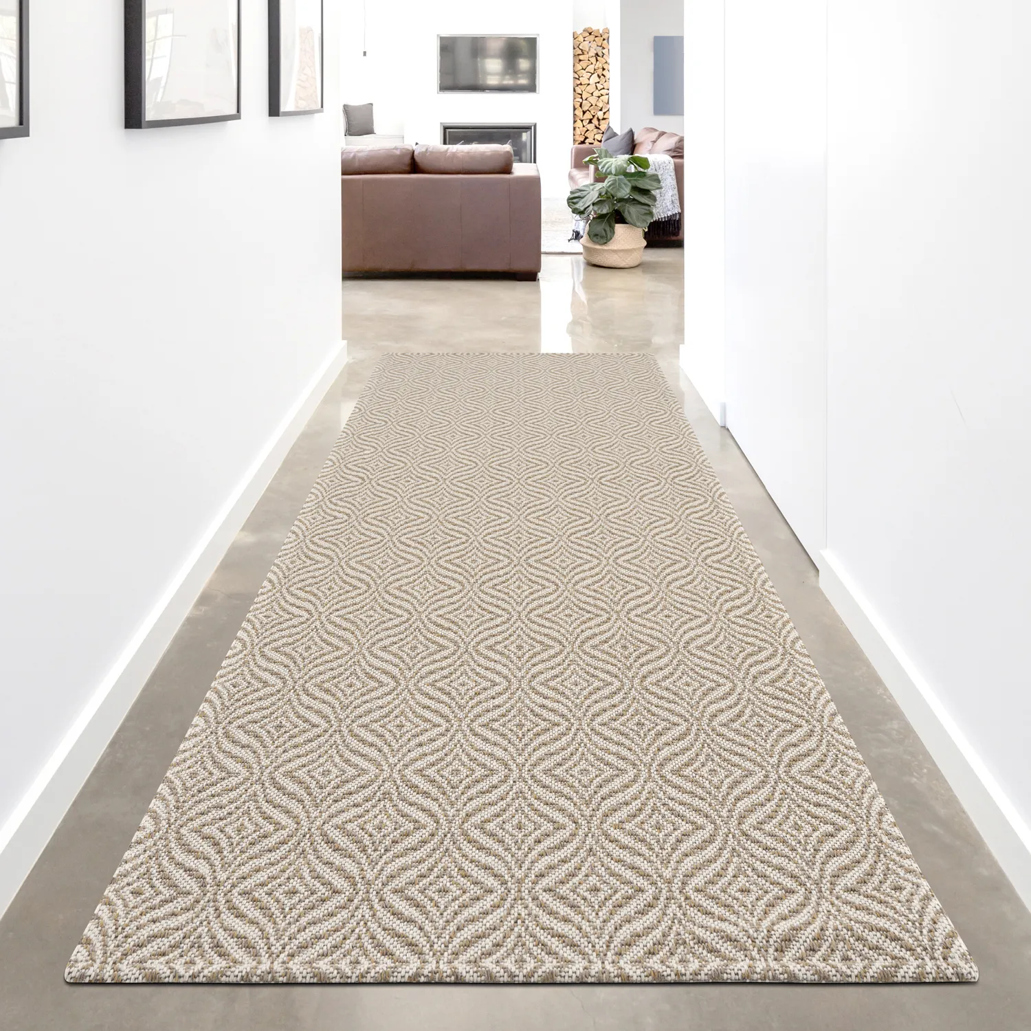 Cotton rug - Hvitanes (beige)