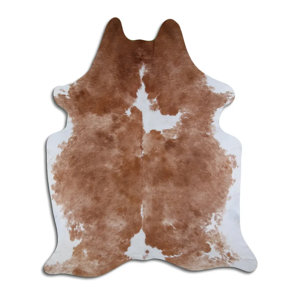 Cowhide - Classic Brown and White 08